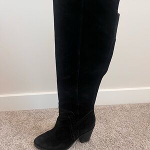 Vince Camuto Black Over the Knee Boots